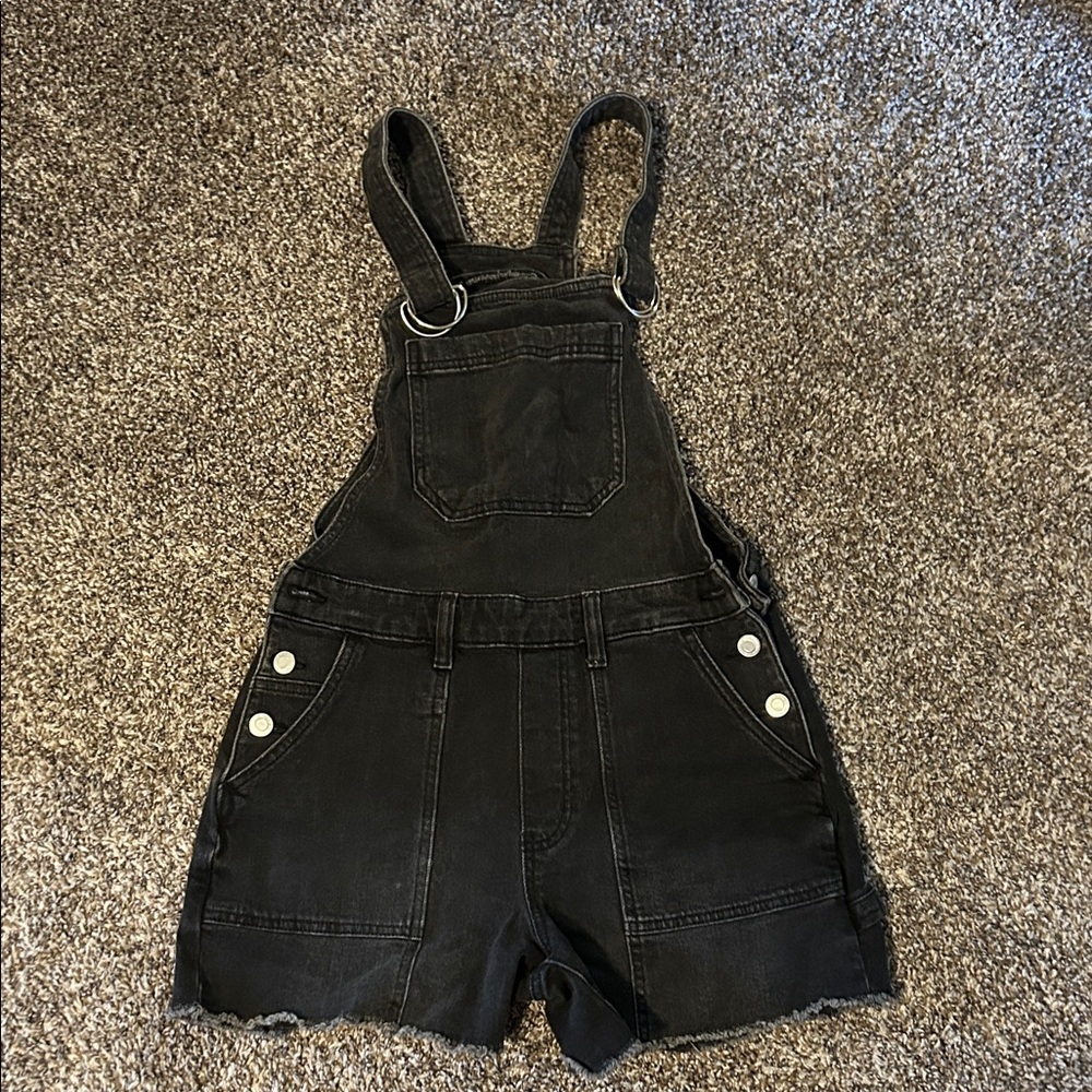 SO Charcoal Denim Overalls